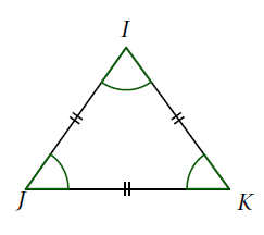 Calcul de mesure d'un angle dans un triangle équilatéral