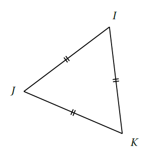 Un triangle équilatéral