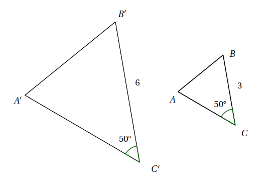 Conservation de la mesure des angles lors d'un agrandissement.