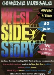 Lire la suite à propos de l’article WEST SIDE STORY à Champigny le 30 juin !